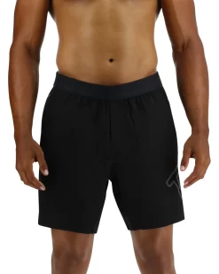 TYR Hydrosphere™ Men's Lined 7" Unbroken Big Logo Shorts - Solid