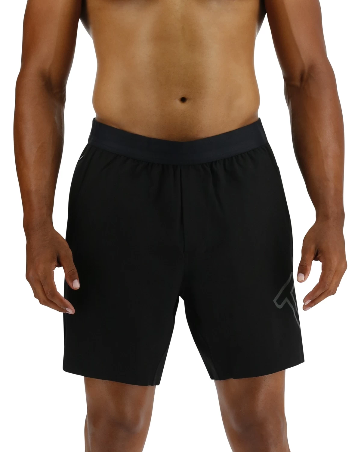 TYR Hydrosphere™ Men's Lined 7" Unbroken Big Logo Shorts - Solid 1 TYR Hydrosphere™ Men's Lined 7" Unbroken Big Logo Shorts - Solid