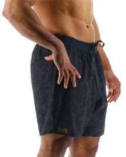 TYR Hydrosphere™ Men's Unlined 9" Unbroken Shorts - Blackout Camo -Tyr MUSNUB3A 001 alt06
