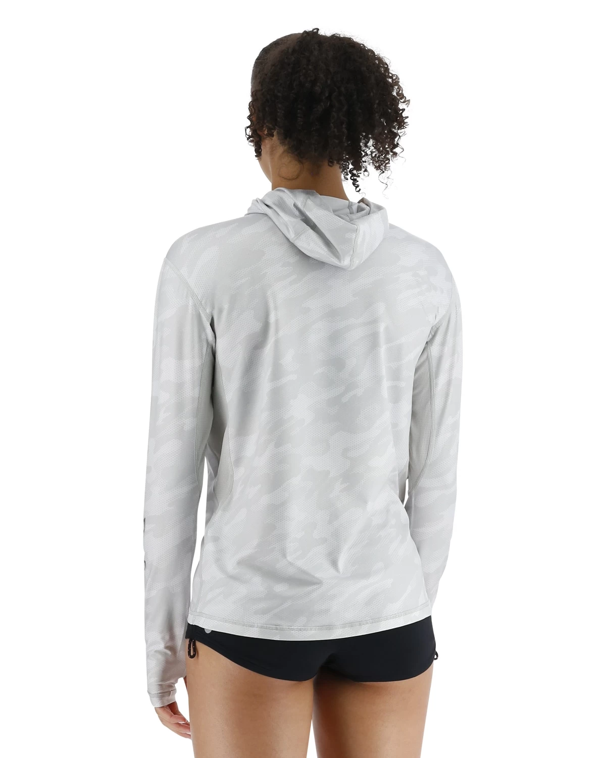 TYR SunDefense™ Women's Vented Hooded Shirt - Camohex 2 TYR SunDefense™ Women's Vented Hooded Shirt - Camohex - Image 2