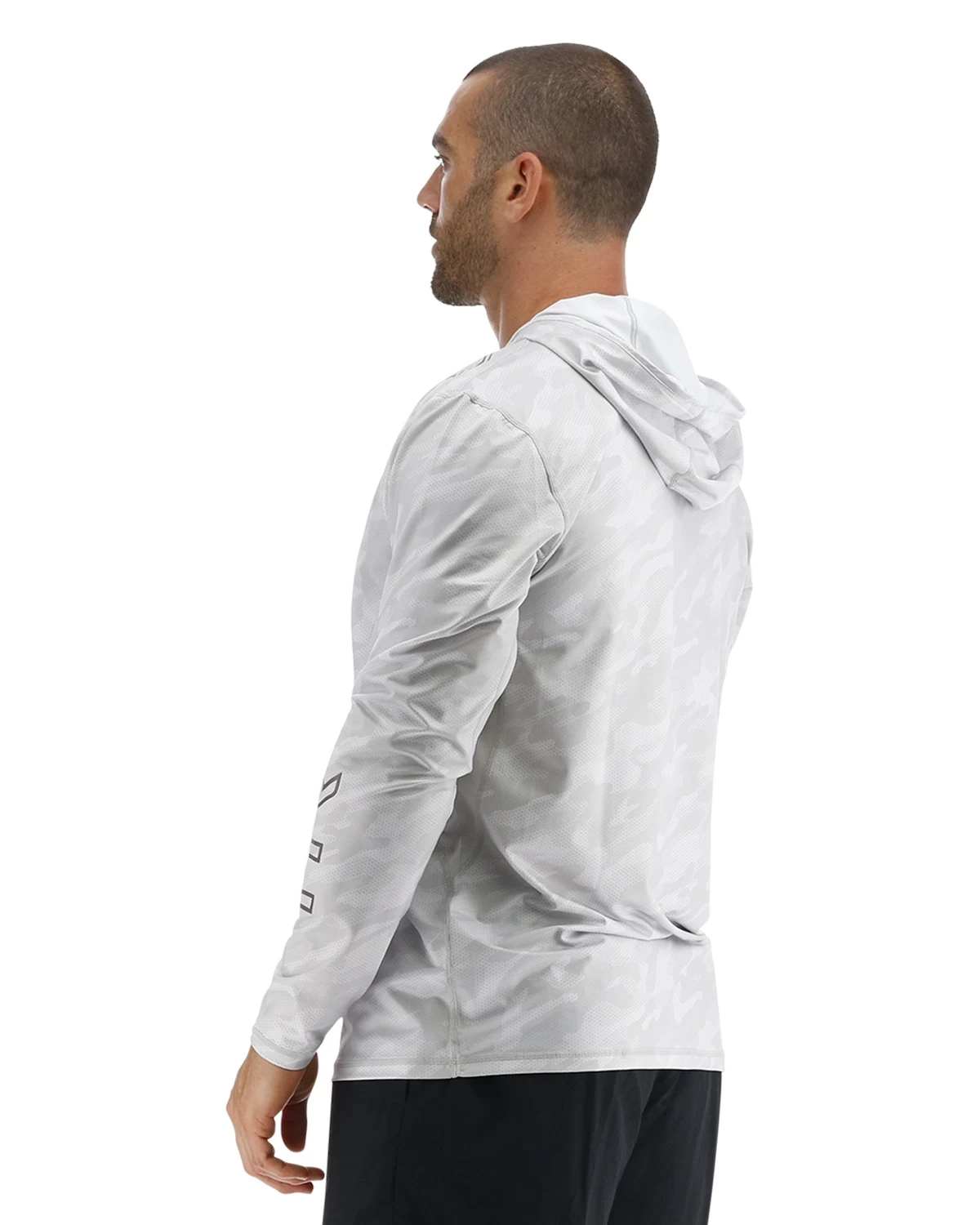 TYR SunDefense™ Men's Vented Hooded Shirt - Camohex 3 TYR SunDefense™ Men's Vented Hooded Shirt - Camohex - Image 3