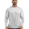 TYR SunDefense™ Men's Vented Hooded Shirt - Camohex