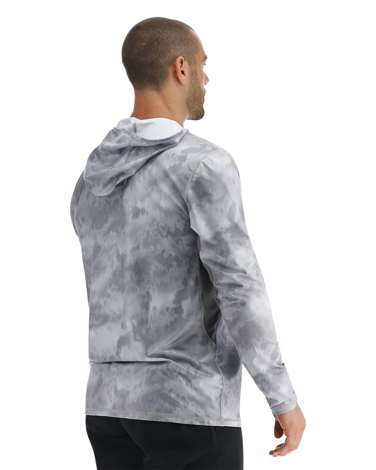 TYR SunDefense™ Men's Vented Hooded Shirt - Turbulent 5 TYR SunDefense™ Men's Vented Hooded Shirt - Turbulent - Image 5