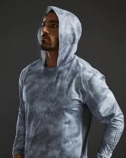 TYR SunDefense™ Men's Vented Hooded Shirt - Turbulent 20 TYR SunDefense™ Men's Vented Hooded Shirt - Turbulent -Tyr PMLHTU7A 988 alt09