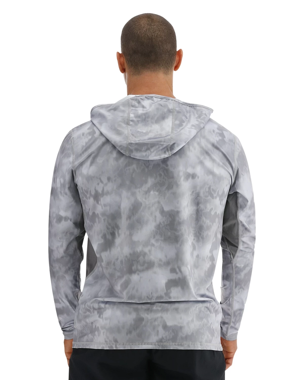 TYR SunDefense™ Men's Vented Hooded Shirt - Turbulent 2 TYR SunDefense™ Men's Vented Hooded Shirt - Turbulent - Image 2