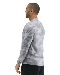 TYR SunDefense™ Men's Vented Long Sleeve Crew Shirt - Turbulent -Tyr PMLSTU7A 988 alt03