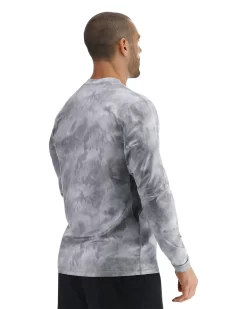 TYR SunDefense™ Men's Vented Long Sleeve Crew Shirt - Turbulent -Tyr PMLSTU7A 988 alt05