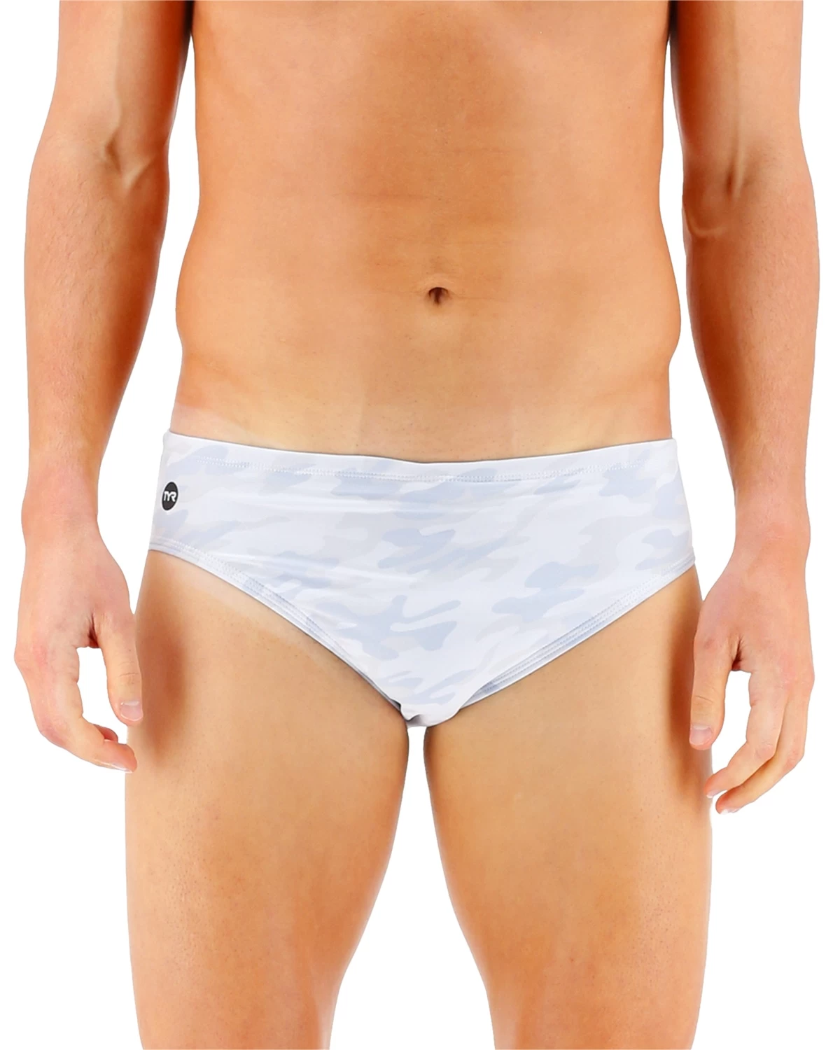 TYR Durafast Elite® Men's Brief Swimsuit - Whiteout Camo 1 TYR Durafast Elite® Men's Brief Swimsuit - Whiteout Camo
