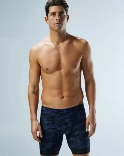 TYR Durafast Elite® Men's Workout Jammer Swimsuit - Midnight Camo -Tyr SFCM7A 401 alt07