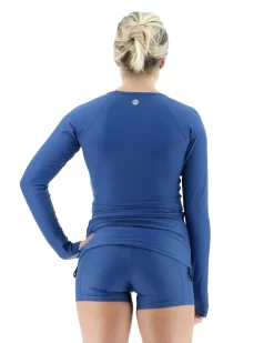TYR Women's Belize Long Sleeve Rashguard - Solid -Tyr SWFNL7A 139 main02