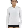 TYR SunDefense™ Women's Vented Hooded Shirt - Solid