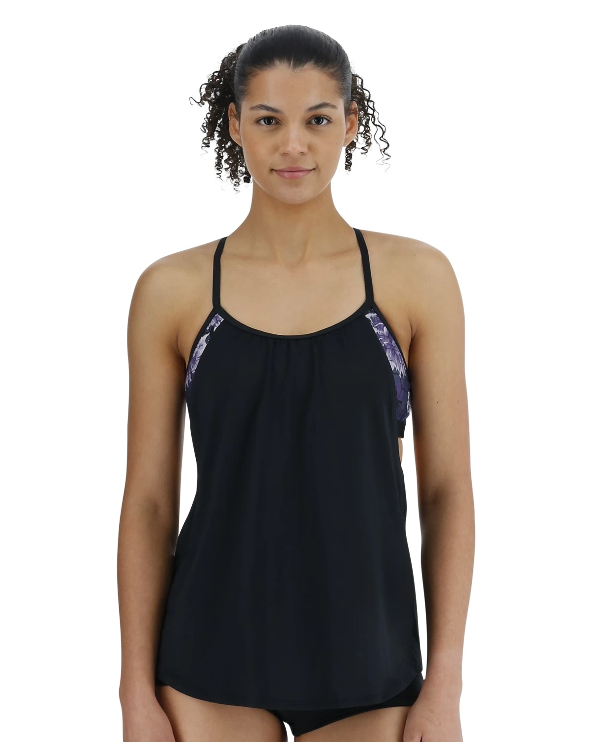 TYR Women's Shea 2-in-1 Tank - Polyhedron 1 TYR Women's Shea 2-in-1 Tank - Polyhedron