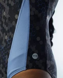 TYR Durafast Elite® Women's Max Splice Controlfit Swimsuit - Carbon Hex 17 TYR Durafast Elite® Women's Max Splice Controlfit Swimsuit - Carbon Hex -Tyr TSPCHX7A 001 alt08