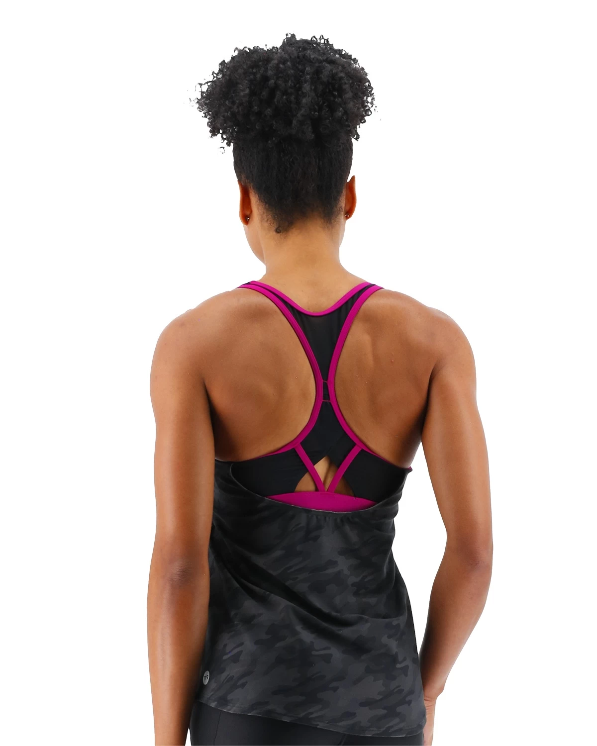 TYR Durafast Elite® Women's Taylor Tank - Blackout Camo 6 TYR Durafast Elite® Women's Taylor Tank - Blackout Camo - Image 6