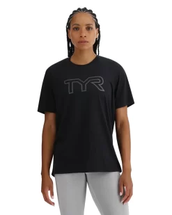 TYR UltraSoft Women's Big Logo Tri-Blend Tech Tee