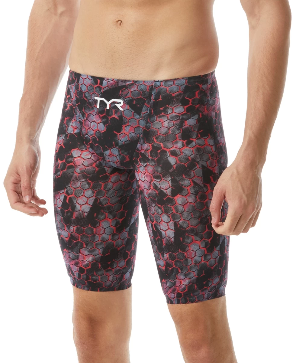 TYR Men's Avictor High-Waisted Jammer Swimsuit - Supernova 1 TYR Men's Avictor High-Waisted Jammer Swimsuit - Supernova