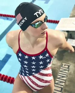 TYR Durafast One® Women’s Diamondfit Swimsuit - Star Spangled 5 TYR Durafast One® Women’s Diamondfit Swimsuit - Star Spangled -Tyr dhgr7a 636