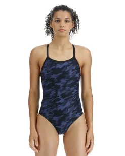 TYR Durafast EliteĀ® Women's Diamondfit Swimsuit - Midnight Camo