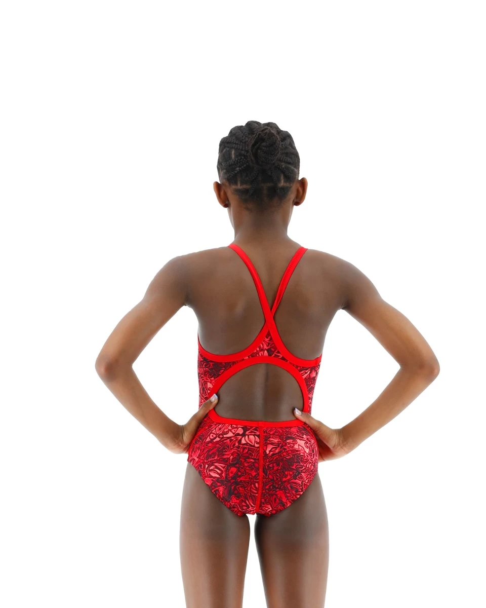 TYR Durafast Lite® Girls' Diamondfit Swimsuit - Nebulous 2 TYR Durafast Lite® Girls' Diamondfit Swimsuit - Nebulous - Image 2