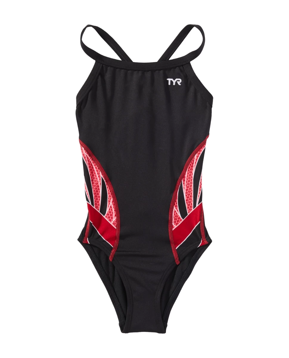 TYR Durafast Elite® Girls' Diamondfit Swimsuit - Splice 1 TYR Durafast Elite® Girls' Diamondfit Swimsuit - Splice