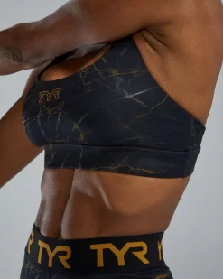 TYR Base Kinetic™ Women's Dual Strap Sports Bra - Goldstone -Tyr fgdsgo3a 001 alt05