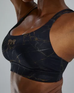 TYR Base Kinetic™ Women's Dual Strap Sports Bra - Goldstone -Tyr fgdsgo3a 001 alt06