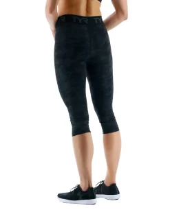 TYR Base Kinetic™ Women's Mid-Rise Logo Cropped Leggings - Blackout Camo 9 TYR Base Kinetic™ Women's Mid-Rise Logo Cropped Leggings - Blackout Camo -Tyr ftccb3a 001 alt04 2 4