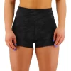 TYR Base Kinetic™ Women's High-Rise 2" Shorts - Blackout Camo