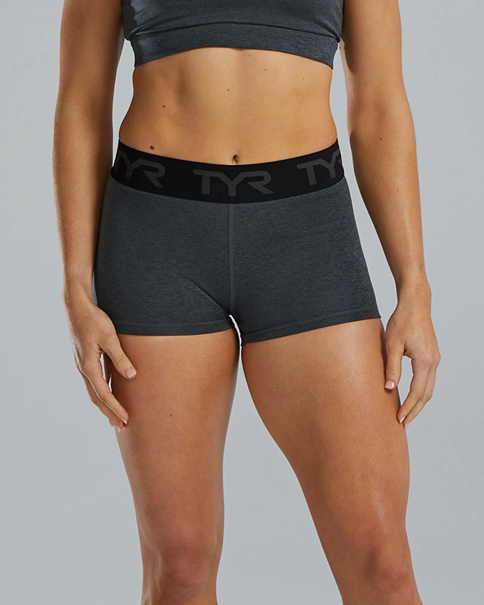TYR Base Kinetic™ Women's 2" Mid-Rise Logo Short 6 TYR Base Kinetic™ Women's 2" Mid-Rise Logo Short - Image 6