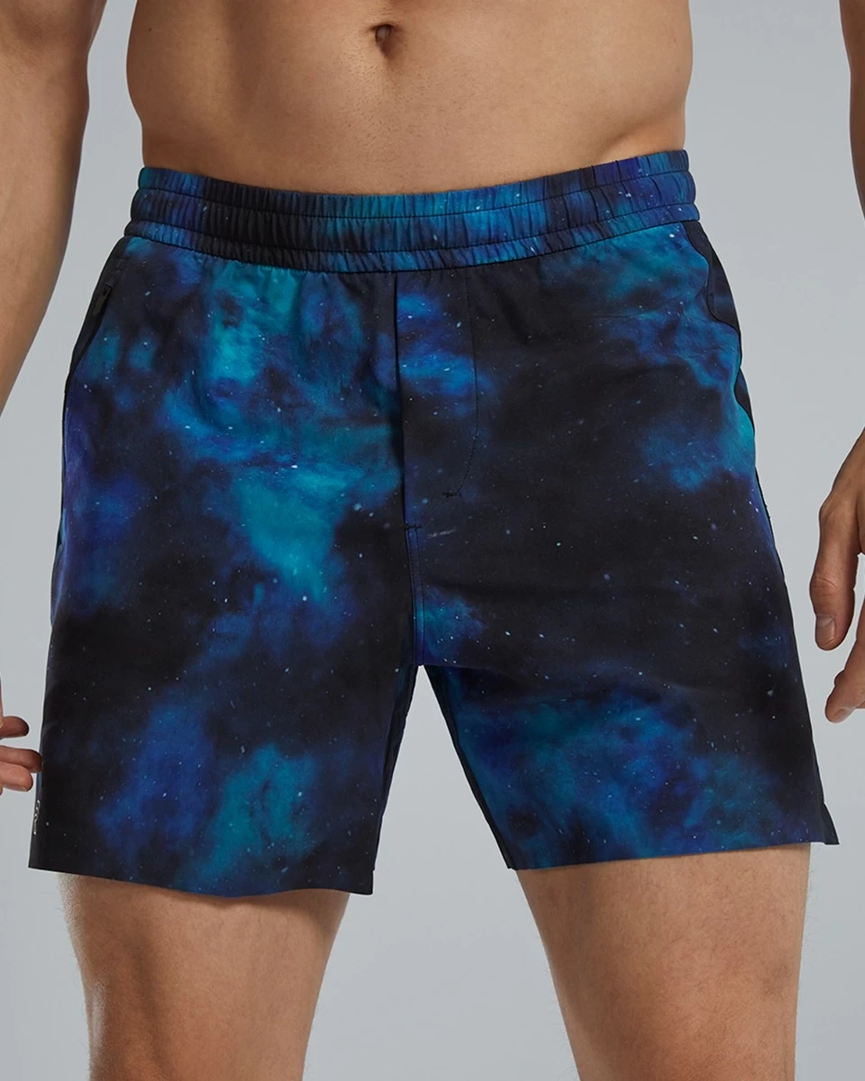 TYR Hydrosphere™ Men's Unlined 6" Momentum Shorts - Cosmic Night 5 TYR Hydrosphere™ Men's Unlined 6" Momentum Shorts - Cosmic Night - Image 5