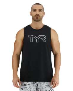 TYR ClimaDry™ Men's Big Logo Tech Tank - Solid / Heather