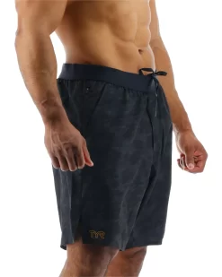 TYR Hydrosphere™ Men's Lined 7" Unbroken Shorts - Blackout Camo 18 TYR Hydrosphere™ Men's Lined 7" Unbroken Shorts - Blackout Camo -Tyr muslbc3a 001 alt06