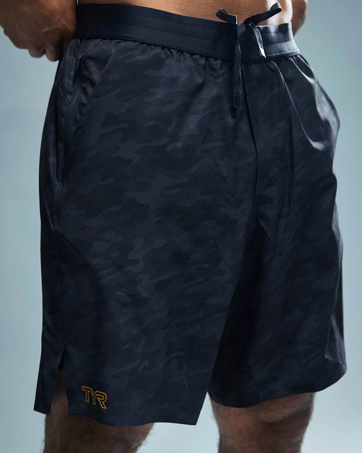 TYR Hydrosphere™ Men's Lined 7" Unbroken Shorts - Blackout Camo 8 TYR Hydrosphere™ Men's Lined 7" Unbroken Shorts - Blackout Camo - Image 8