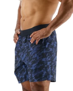 TYR Hydrosphere™ Men's Unlined 7" Unbroken Shorts - Midnight Camo -Tyr musumc3a 401 alt03 5