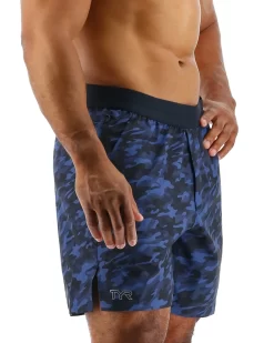 TYR Hydrosphere™ Men's Unlined 7" Unbroken Shorts - Midnight Camo -Tyr musumc3a 401 alt06 5