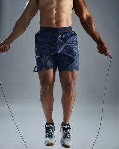 TYR Hydrosphere™ Men's Unlined 7" Unbroken Shorts - Midnight Camo -Tyr musumc3a 401 alt07