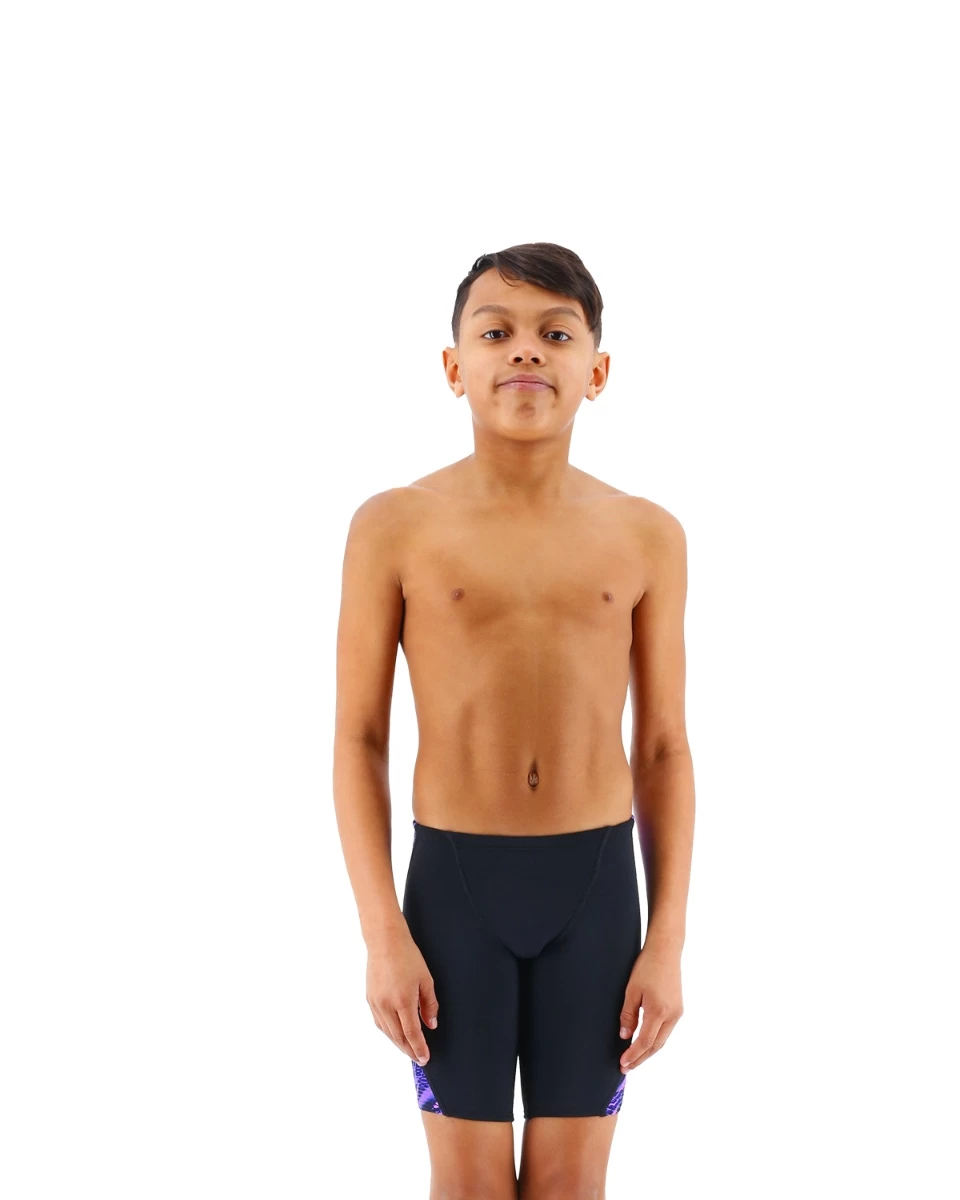 TYR Durafast Lite® Boys' Blade Splice Jammer Swimsuit - Cadence 1 TYR Durafast Lite® Boys' Blade Splice Jammer Swimsuit - Cadence