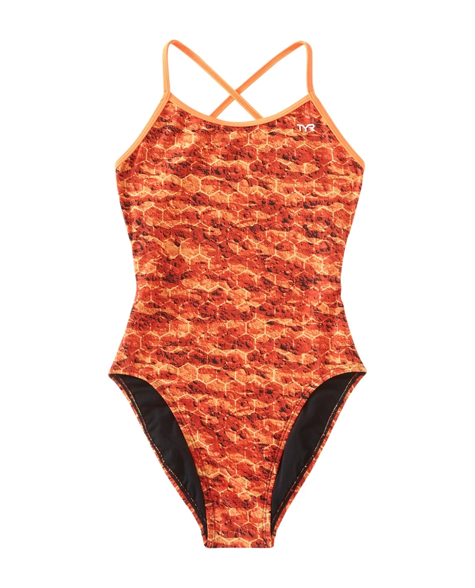 TYR Durafast Elite® Girls' Trinityfit Swimsuit - Agran 1 TYR Durafast Elite® Girls' Trinityfit Swimsuit - Agran