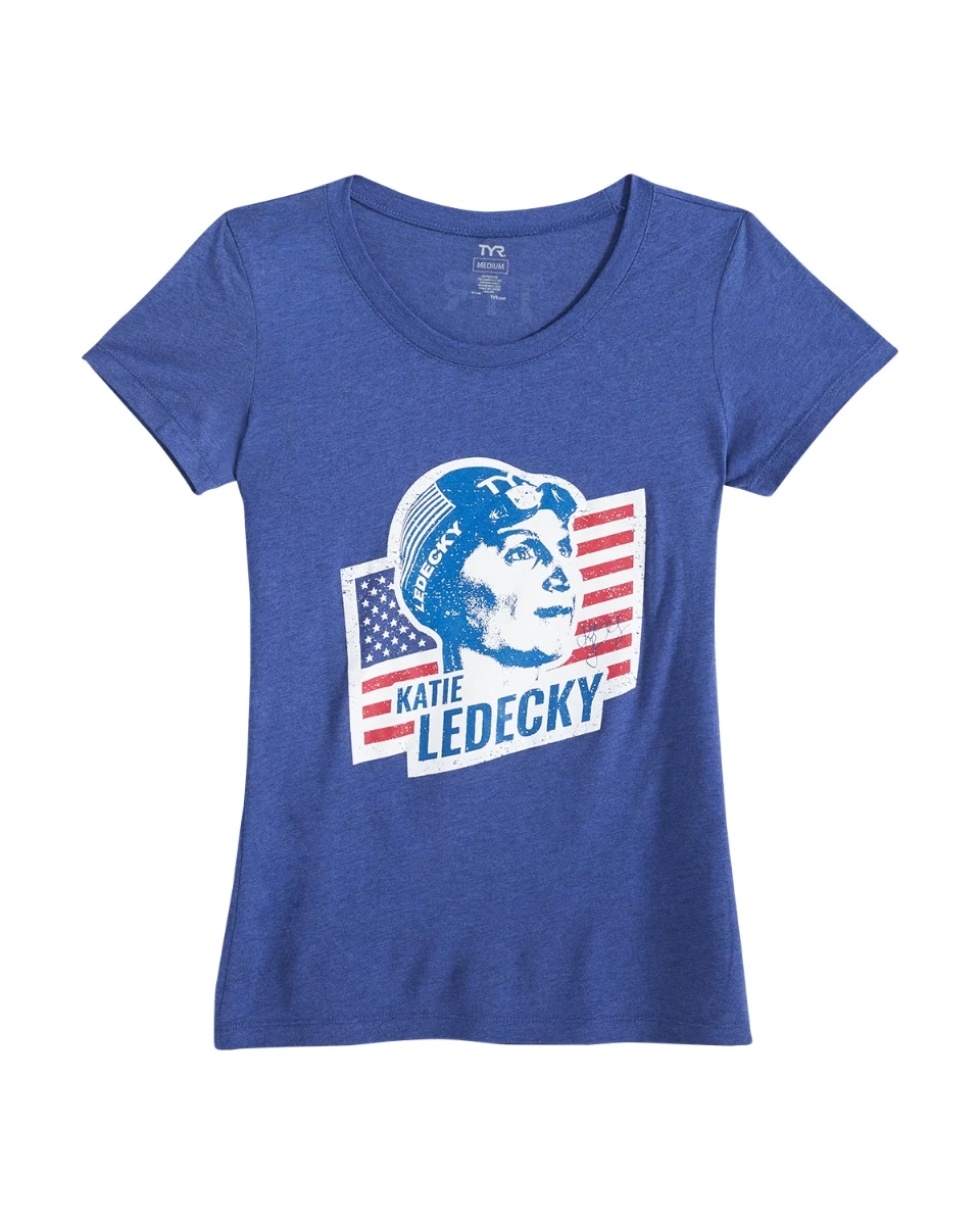 TYR Women's Graphic Tee - Katie Ledecky 4 TYR Women's Graphic Tee - Katie Ledecky - Image 4