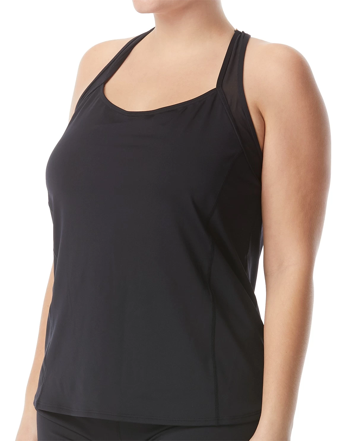 TYR Women's Plus Sonia Tank - Solid 1 TYR Women's Plus Sonia Tank - Solid