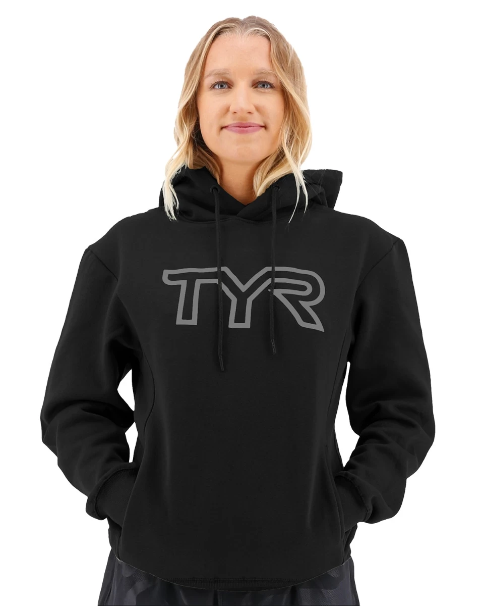 TYR Women's Big Logo Hoodie 1 TYR Women's Big Logo Hoodie