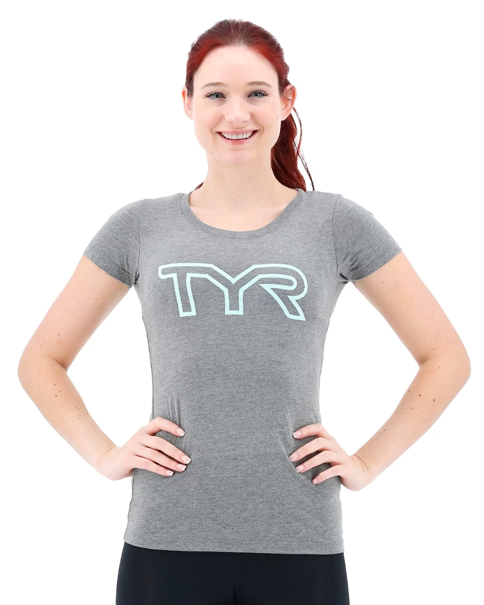 TYR Women's Big Logo Tee 1 TYR Women's Big Logo Tee