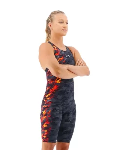 TYR Women's Venzo™ Closed Back Swimsuit - Camo Fire 17 TYR Women's Venzo™ Closed Back Swimsuit - Camo Fire -Tyr vzcfcb6a 937b alt06