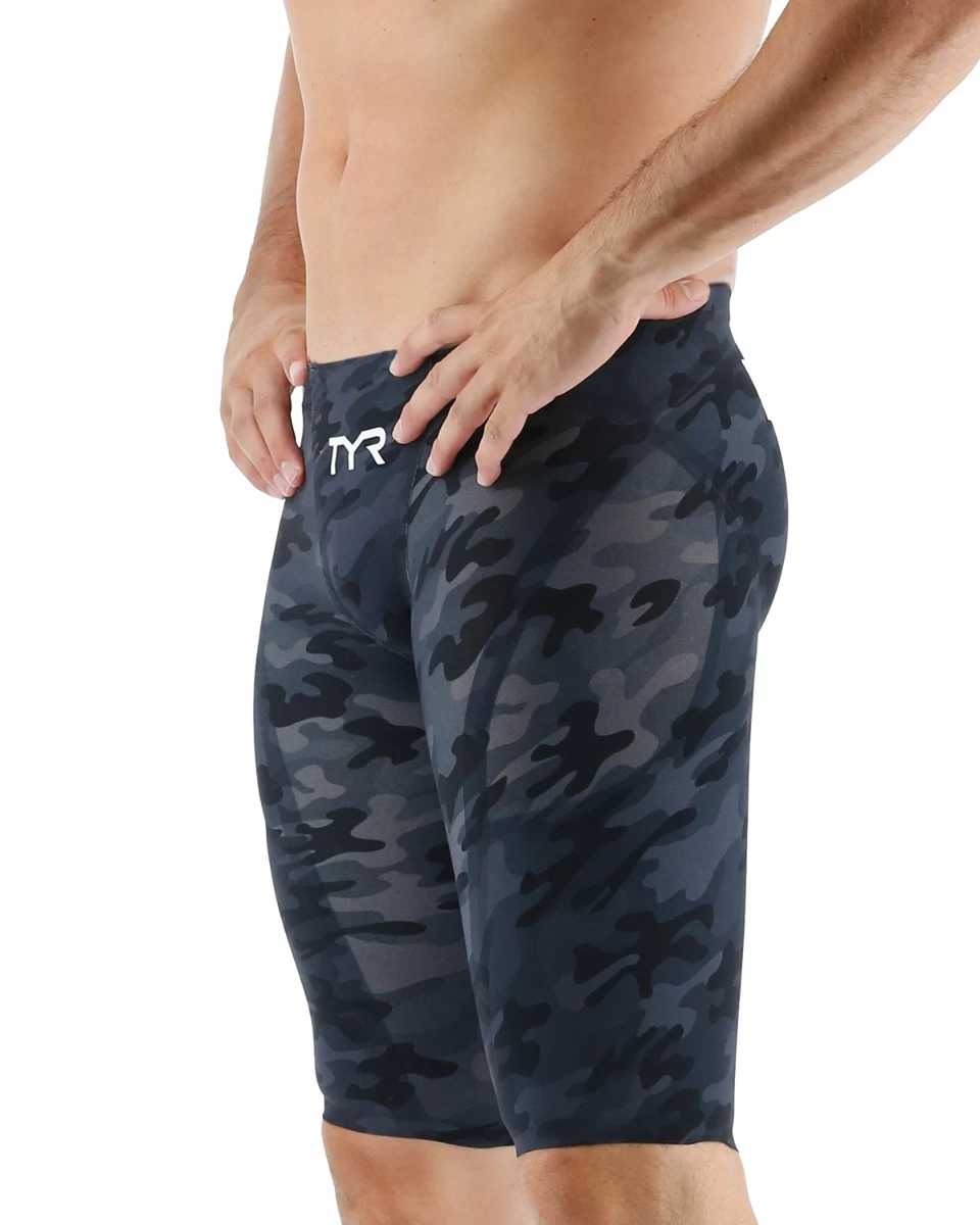 TYR Men's Venzo™ High-Waist Jammer Swimsuit - Camo 3 TYR Men's Venzo™ High-Waist Jammer Swimsuit - Camo - Image 3