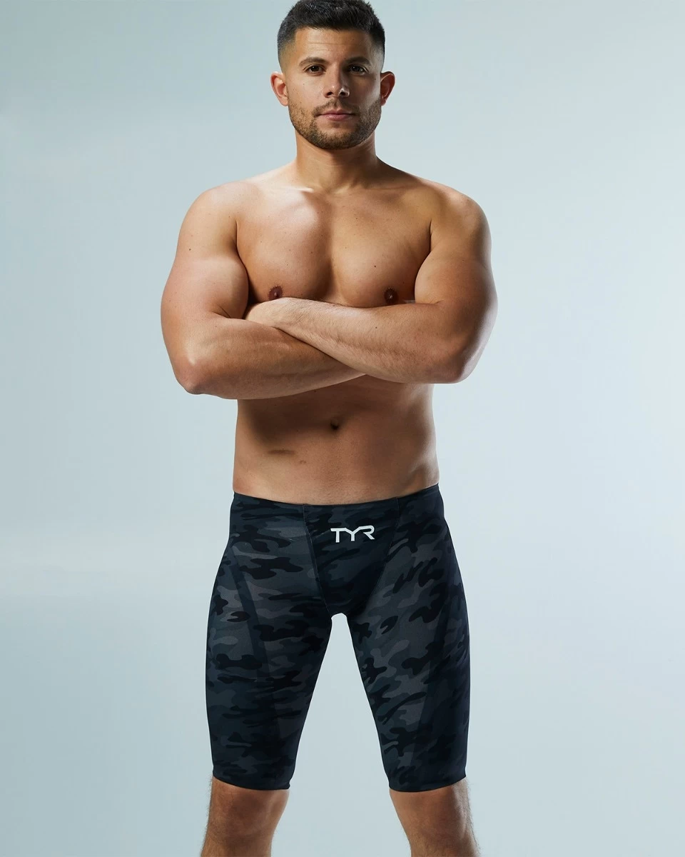 TYR Men's Venzo™ Jammer Swimsuit - Camo 7 TYR Men's Venzo™ Jammer Swimsuit - Camo - Image 7